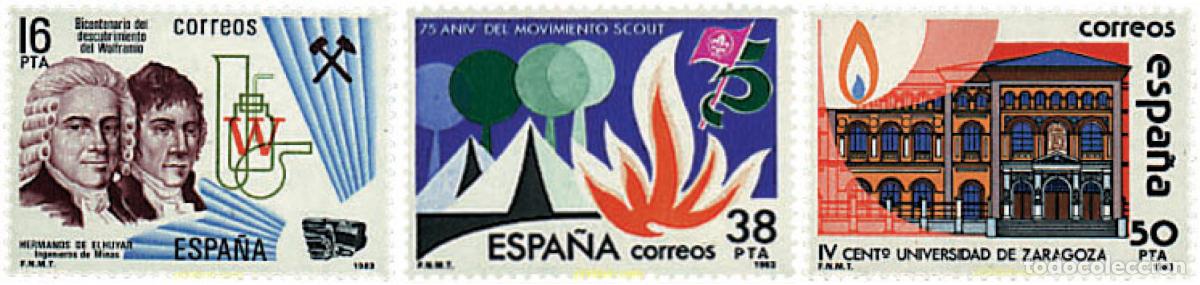 Sellos: 85111 MNH ESPA&Ntilde;A 1983 GRANDES EVENTOS