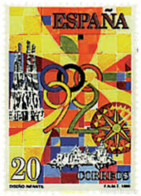 Stamps: 85419 MNH ESPA&Ntilde;A 1990 DISE&Ntilde;O INFANTIL