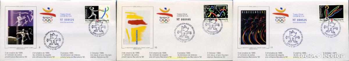 Sellos: 258047 MNH ESPA&Ntilde;A 1989 25 JUEGOS OLIMPICOS VERANO BARCELONA 1992