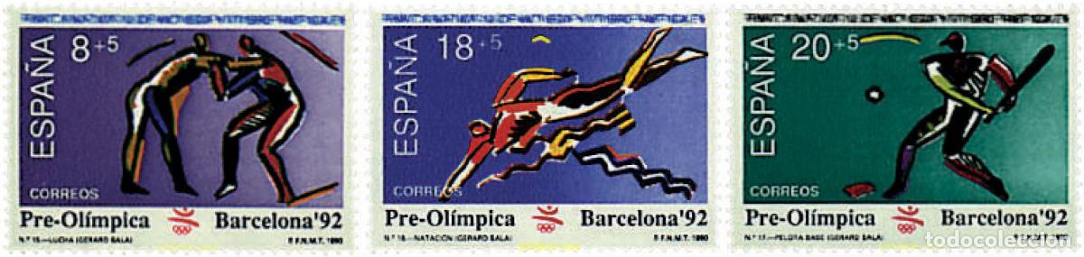 Sellos: 85851 MNH ESPA&Ntilde;A 1990 25 JUEGOS OLIMPICOS VERANO BARCELONA 1992