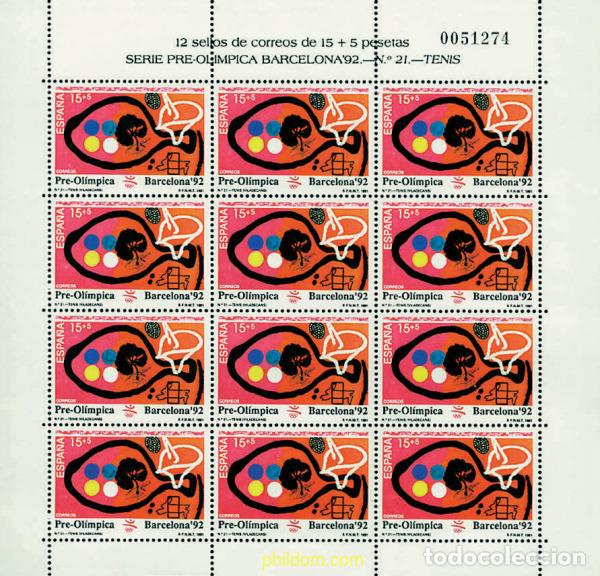Sellos: 249669 MNH ESPA&Ntilde;A 1991 25 JUEGOS OLIMPICOS VERANO BARCELONA 1992