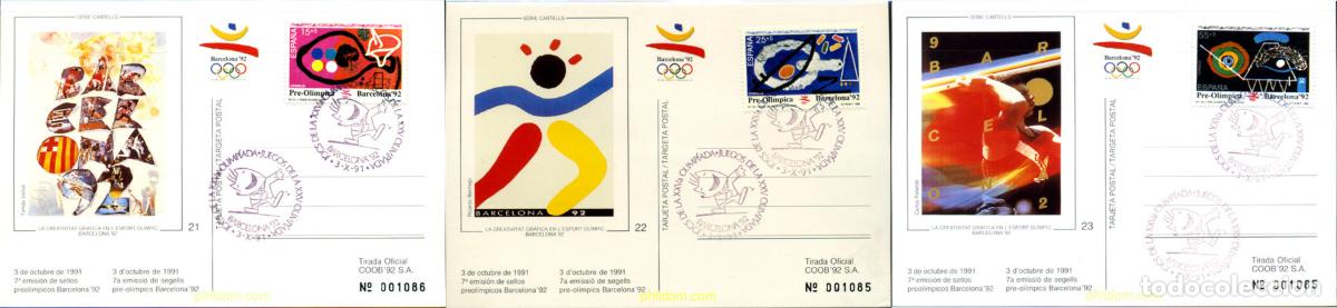 Sellos: 258031 MNH ESPA&Ntilde;A 1991 25 JUEGOS OLIMPICOS VERANO BARCELONA 1992