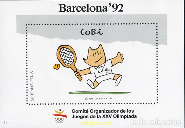 Sellos: 260839 MNH ESPA&Ntilde;A 1988 25 JUEGOS OLIMPICOS VERANO BARCELONA 1992