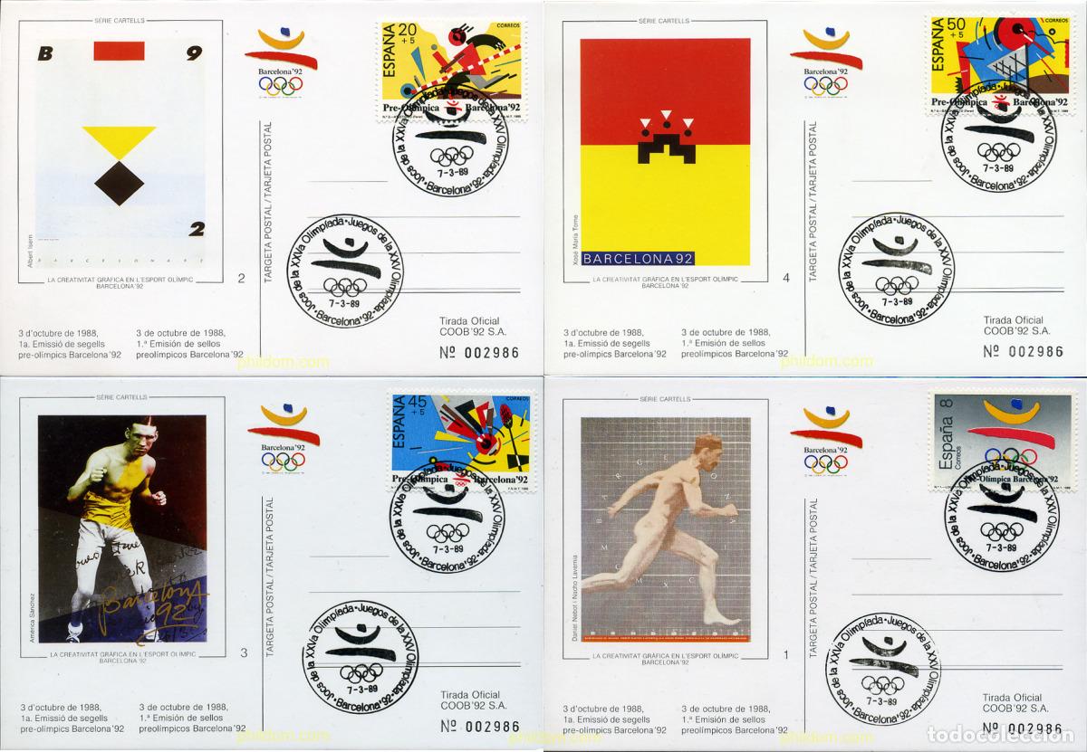 Sellos: 285323 MNH ESPA&Ntilde;A 1988 25 JUEGOS OLIMPICOS VERANO BARCELONA 1992