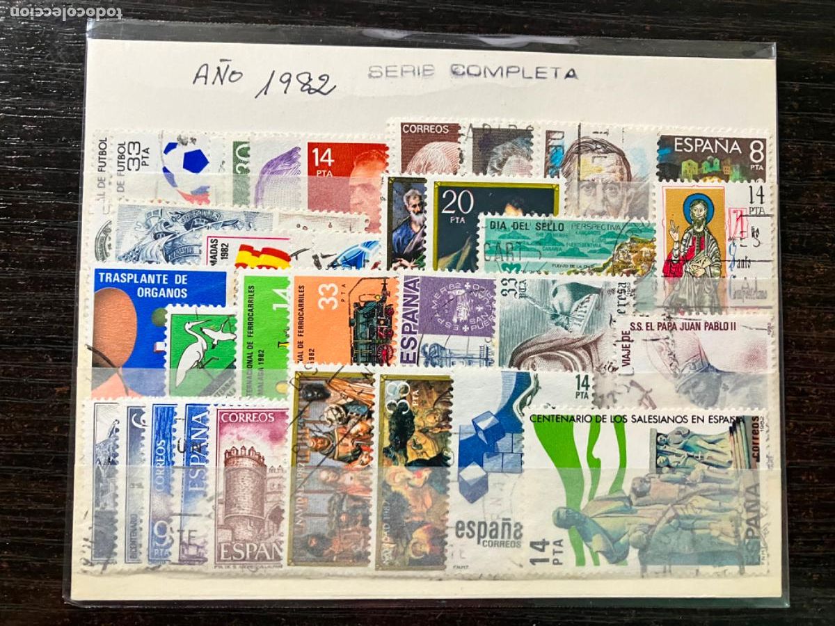 Sellos: Sellos Espa&ntilde;a - A&ntilde;o 1982 - Completo sellos usados con matasello de primera calidad