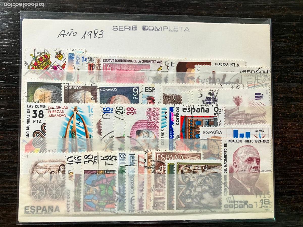 Sellos: Sellos Espa&ntilde;a - A&ntilde;o 1983 - Completo sellos usados con matasello de primera calidad