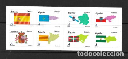Sellos: ESPA&Ntilde;A 2009. CARNET DE AUTONOMIAS. EDIFIL 4446-4453