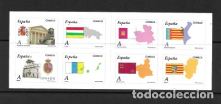 Sellos: ESPA&Ntilde;A 2010. CARNET DE AUTONOMIAS. EDIFIL 4524-4531