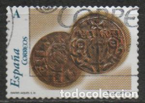 Sellos: EDIFIL N&ordm; 4054 NONEDA: DINERO JAQUEZ ACU&Ntilde;ADO POR SANCHO RAMIREZ, USADO