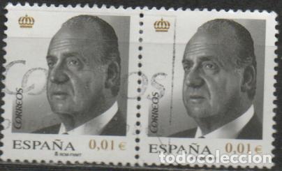 Sellos: Edifil n&ordm; 3858, EL REY JUAN CARLOS I, SERIE BASICA, USADO EN PAREJA