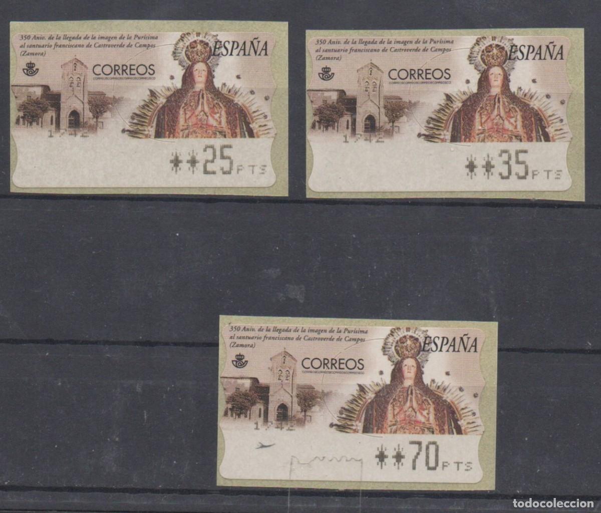 Selos: ATMs 350 ANIV. LLEGADA VIRGEN PURISIMA SANTUARIO CASTROVERDE DE CAMPOS