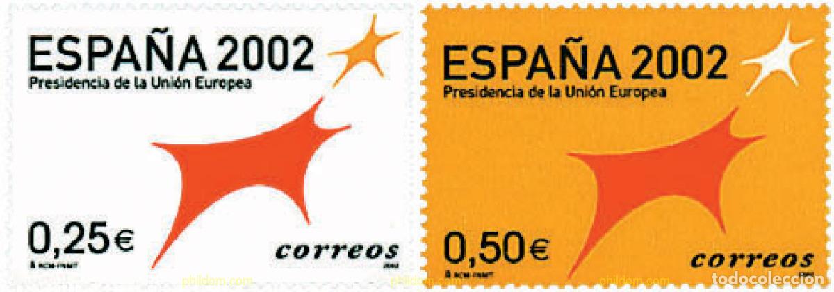 Sellos: 82991 MNH ESPA&Ntilde;A 2002 PRESIDENCIA DE LA UNION EUROPEA