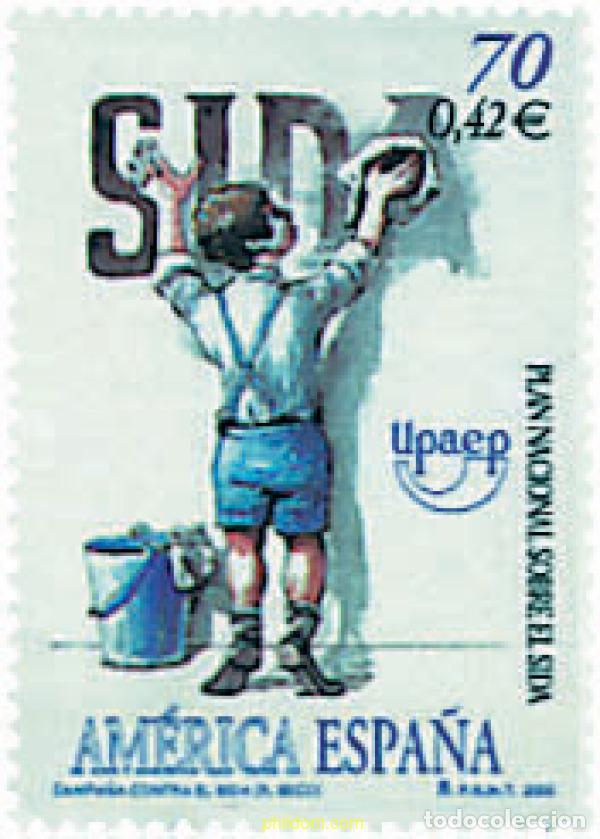 Sellos: 83129 MNH ESPA&Ntilde;A 2000 AMERICA-UPAEP 2000 - CAMPA&Ntilde;A CONTRA EL SIDA