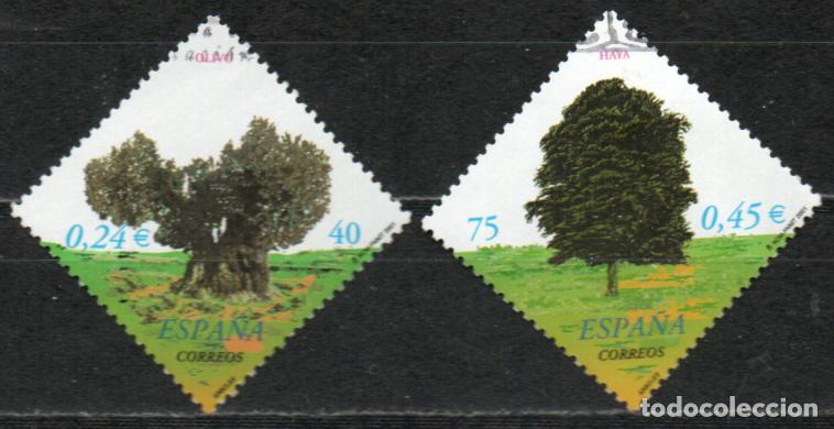 Sellos: Edifil n&ordm; 3803/4, Arboles, el olivo y la haya, USADO, LOS DE LA FOTO MATASELLOS LUJO. INSUPERABLES