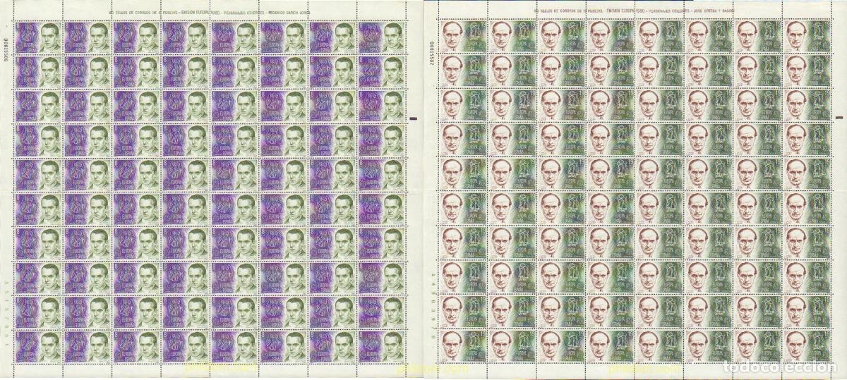 Sellos: 208549 MNH ESPA&Ntilde;A 1980 EUROPA CEPT. GENTE FAMOSA