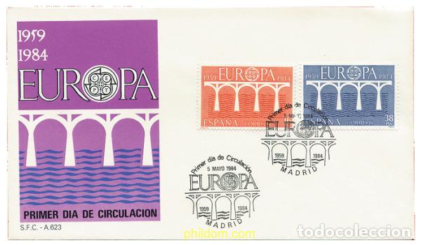 Sellos: 24009 MNH ESPA&Ntilde;A 1984 EUROPA CEPT. 25 ANIVERSARIO DE LA CEPT