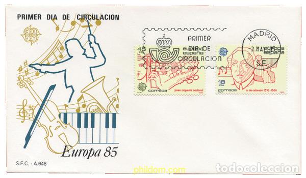 Sellos: 24045 MNH ESPA&Ntilde;A 1985 EUROPA CEPT. A&Ntilde;O EUROPEO DE LA MUSICA