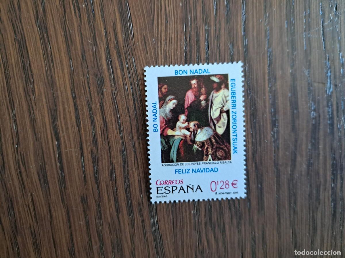 Sellos: ESPA&Ntilde;A EDIFIL 4194 SELLO SUELTO NUEVO 2005 NAVIDAD, REYES MAGOS PINTURAS
