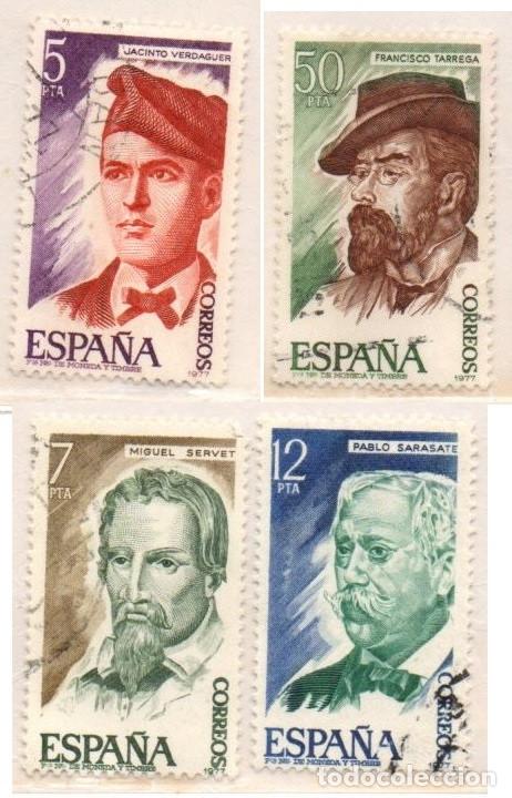 Timbres: SERIE SELLOS ESPA&Ntilde;A REY 1976 PERSONAJES USADOS EDIFIL 2398-01 COMPLETA