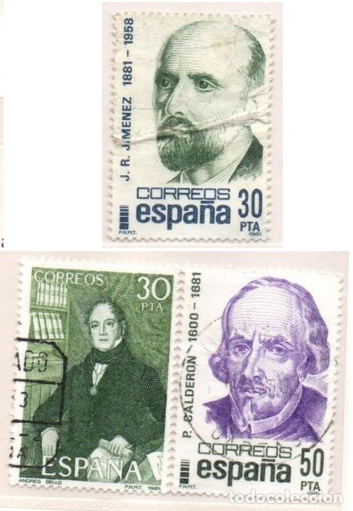 Timbres: SERIE SELLOS ESPA&Ntilde;A REY 1982 PERSONAJES USADOS EDIFIL N&ordm; 2646-48 COMPLETA
