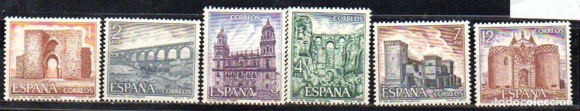 Timbres: SERIE SELLOS ESPA&Ntilde;A REY 1977 TURISMO NUEVOS EDIFIL N&ordm; 2417-22 COMPLETA