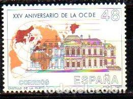 Stamps: SELLO DE ESPA&Ntilde;A REY 1987 OCDE NUEVO N&ordm; 2874 COMPLETA