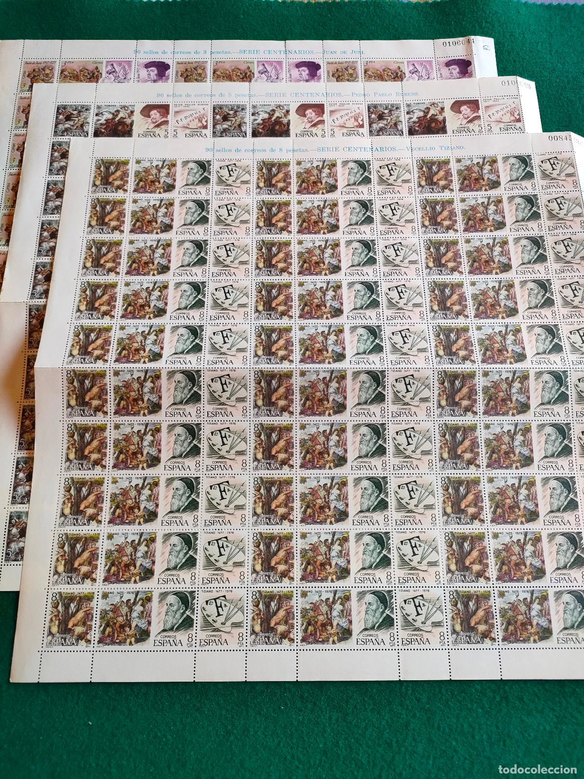Stamps: EDIFIL 2460-68 NUEVO PERFECTO 30 SERIES EN PLIEGO