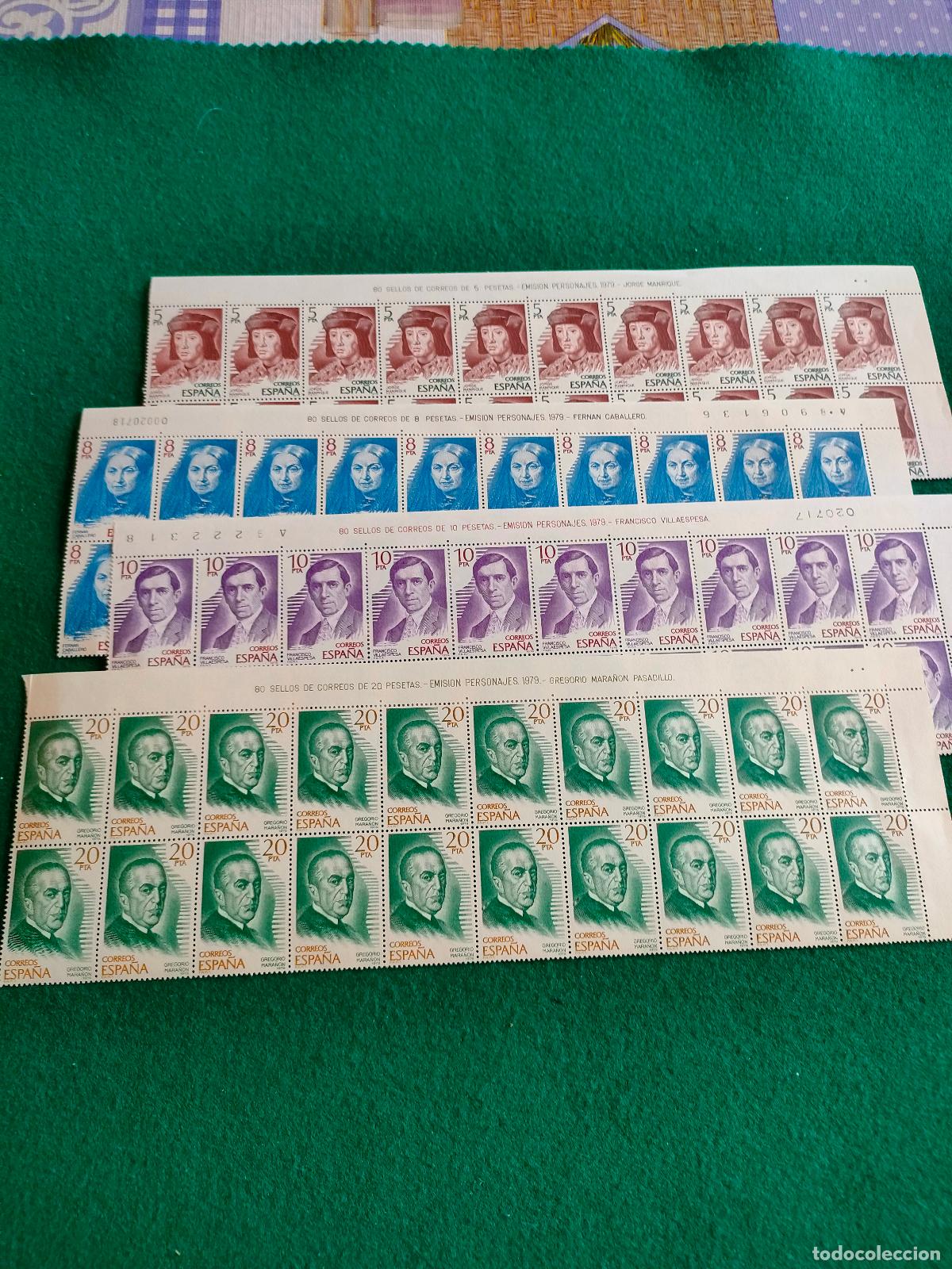 Stamps: EDIFIL 2512-15 NUEVO PERFECTO 20 SERIES EN BLOQUE