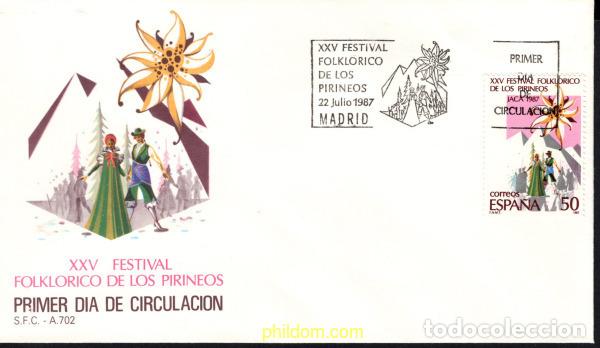 Stamps: 394313 MNH ESPA&Ntilde;A 1987 25 FESTIVAL FOLCLORICO DE LOS PIRINEOS