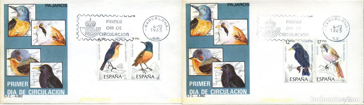 Sellos: 281615 MNH ESPA&Ntilde;A 1985 AVES