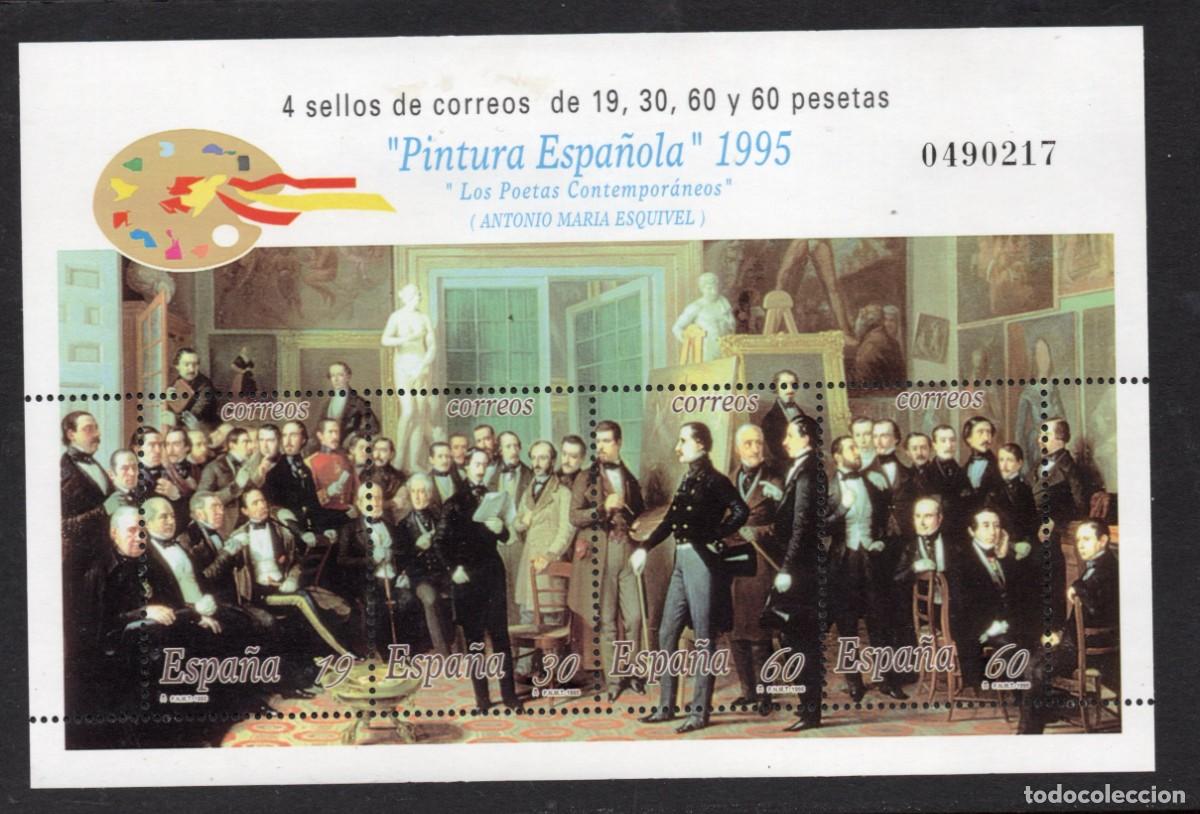 Briefmarken: SERIE NUEVA ESPA&Ntilde;A - PINTURA ESPA&Ntilde;OLA EN HOJA BLOQUE A&Ntilde;O 1.995. EDIFIL 3401.
