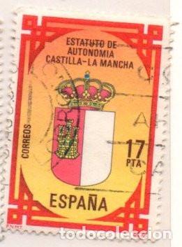 Timbres: SELLO DE ESPA&Ntilde;A REY 1984 ESTATUTOS CASTILLA LA MANCHA USADO 2738
