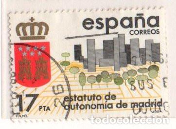 Sellos: SELLO DE ESPA&Ntilde;A REY 1984 ESTATUTOS MADRID USADO 2742