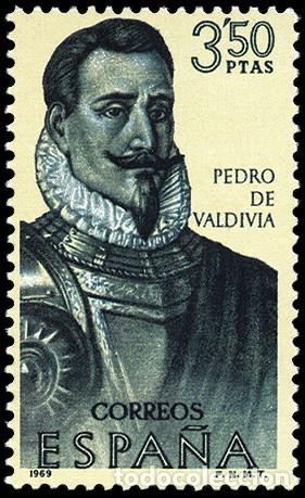 Sellos: SELLO DE ESPA&Ntilde;A A&Ntilde;O 1969 FORJADORES NUEVO 3,5 P. EDIFIL N&ordm; 1942 SUELTO