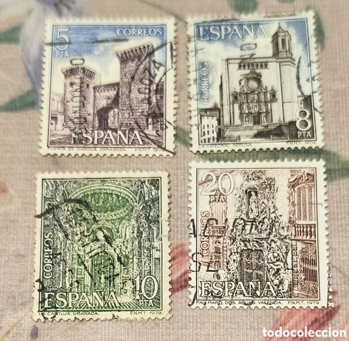 Selos: Espa&ntilde;a 1979 Edifil 2527/2530, Paisajes y monumentos. Serie completa usada