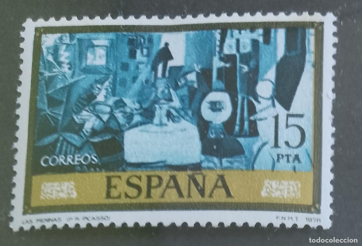 Sellos: ESPA&Ntilde;A - V/F 15 PTA - A&Ntilde;O 1978 - EDIFIL 2486 - LAS MENINAS, PICASSO