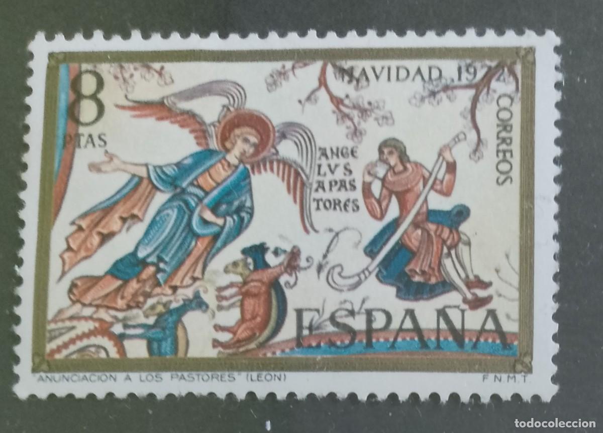 Sellos: ESPA&Ntilde;A - V/F 8 PTAS - A&Ntilde;O 1972 - EDIFIL 2116 - ANUNCIACI&Oacute;N DE LOS PASTORES (LE&Oacute;N).