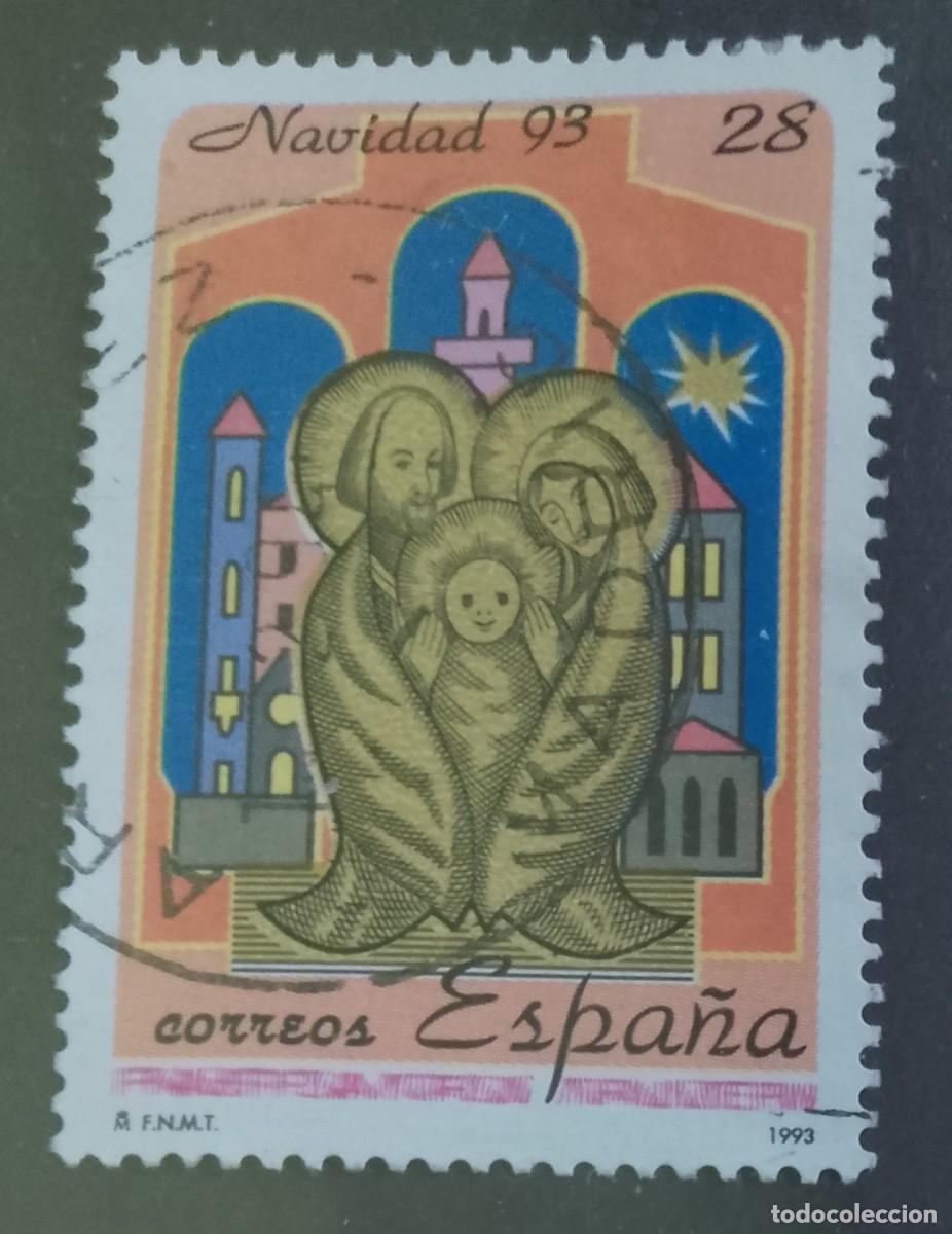 Sellos: ESPA&Ntilde;A - A&Ntilde;O 1993 - EDIFIL 3274 - NAVIDAD 93