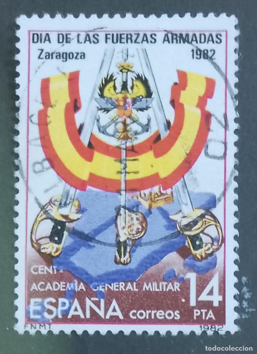 Sellos: ESPA&Ntilde;A - A&Ntilde;O 1982 - EDIFIL 2659 - D&Iacute;A DE LAS FUERZAS ARMADAS