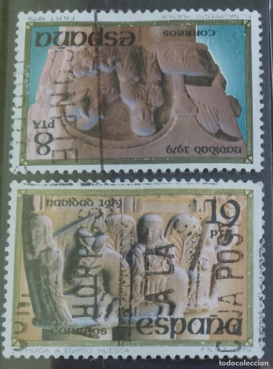 Sellos: ESPA&Ntilde;A - A&Ntilde;O 1979 - EDIFIL 2550 Y 2551 - NAV IDAD 1979
