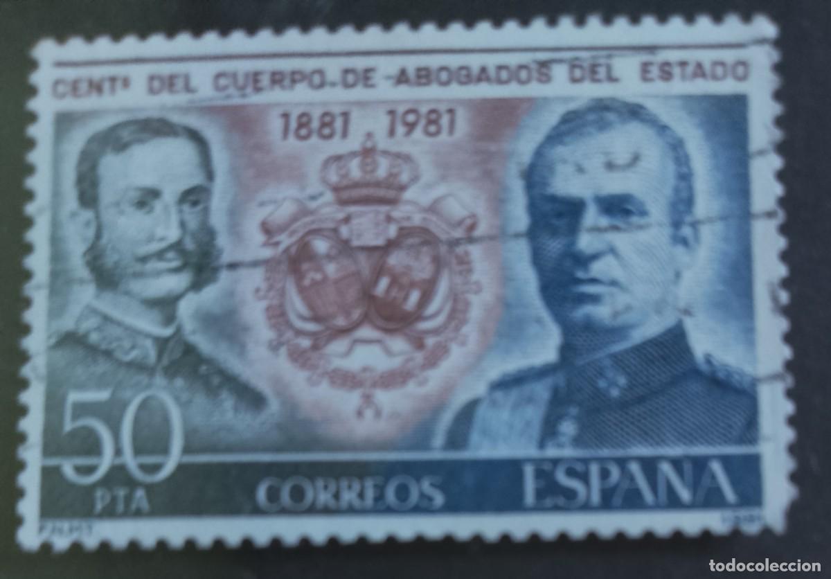 Sellos: ESPA&Ntilde;A - A&Ntilde;O 1981 - EDIFIL 2624 - CUERPO ABOGADOS DEL ESTADO