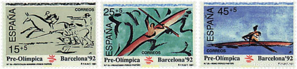 Sellos: 85650 MNH ESPA&Ntilde;A 1991 25 JUEGOS OLIMPICOS VERANO BARCELONA 1992