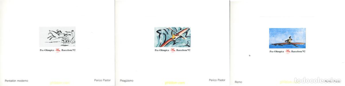 Sellos: 244618 MNH ESPA&Ntilde;A 1991 25 JUEGOS OLIMPICOS VERANO BARCELONA 1992