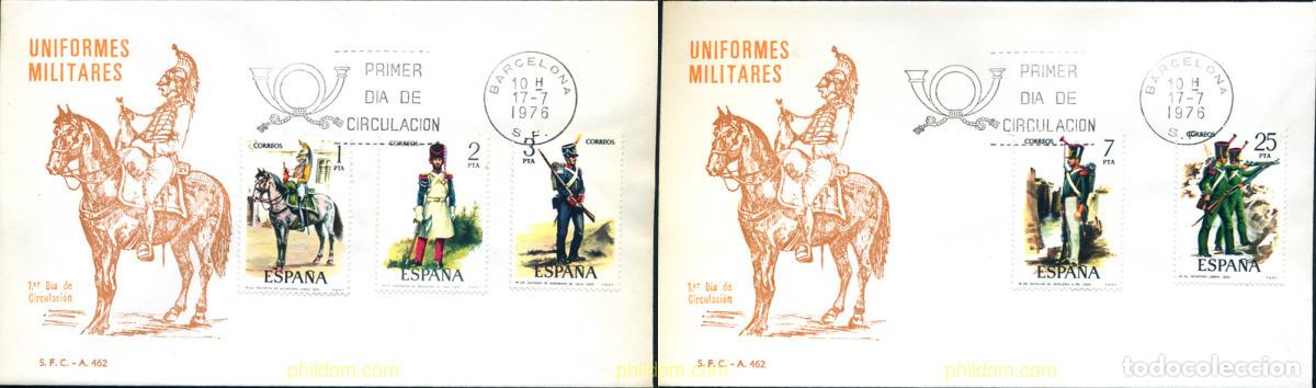 Sellos: 282281 MNH ESPA&Ntilde;A 1976 UNIFORMES MILITARES