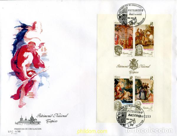 Sellos: 355316 MNH ESPA&Ntilde;A 1990 PATRIMONIO ARTISTICO NACIONAL. TAPICES