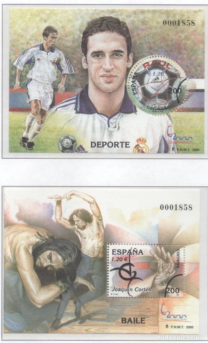Sellos: EDIFIL 3756 / 3766 ** VARIEDAD MUESTRA 11 HOJAS BLOQUE TODAS MISMA NUMERACION
