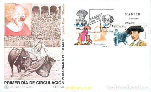 Stamps: 403069 MNH ESPA&Ntilde;A 1997 PERSONAJES POPULARES