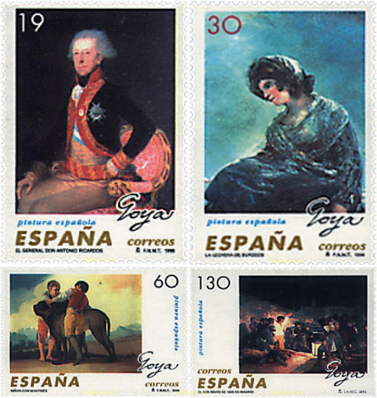 Briefmarken: 85990 MNH ESPA&Ntilde;A 1996 250 ANIVERSARIO DEL NACIMIENTO DE GOYA