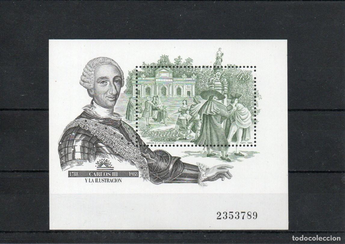 Stamps: ESPA&Ntilde;A. CARLOS III Y LA ILUSTRACION.