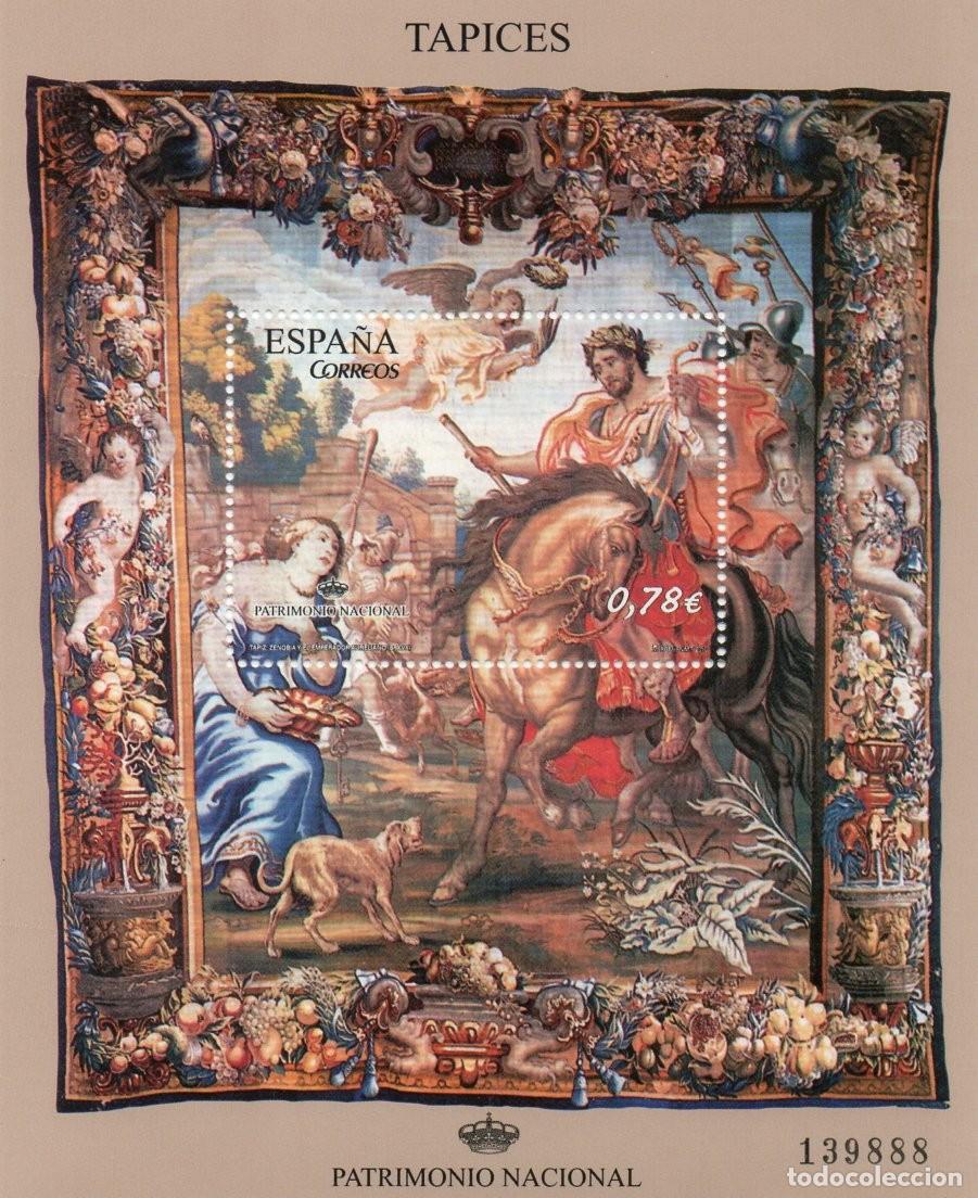 Timbres: ESPA&Ntilde;A. PATRIMONIO NACIONAL. TAPICES.